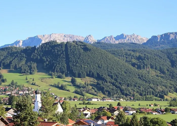 Apartment Alpenblick 1, Bergblick Pur im Allgäu Halblech
